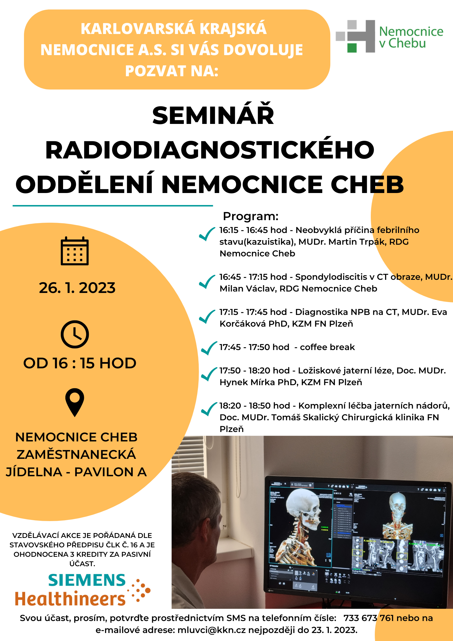 Radiologický seminář Nemocnice Cheb 2023